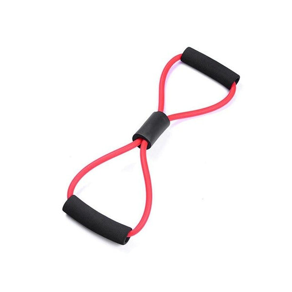 Hot Stretch Yoga Training Crossfit Elastic Band 8 Word Chest Fitness Gum Rubber LOOP Latex Resistance Espanto Fitness Equipment