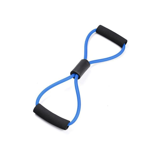 Hot Stretch Yoga Training Crossfit Elastic Band 8 Word Chest Fitness Gum Rubber LOOP Latex Resistance Espanto Fitness Equipment