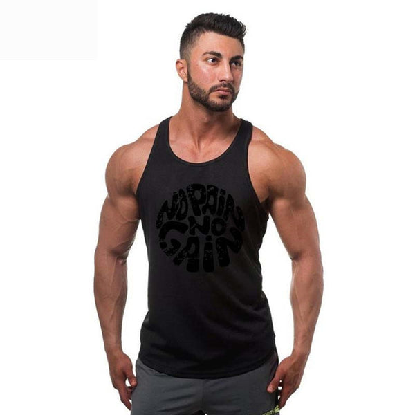 New brand Gyms Clothing Tank Tops Fitness Mens Bodybuilding Tanktops Cotton Vest For Muscle Men body Workout Sleeveless Shirt