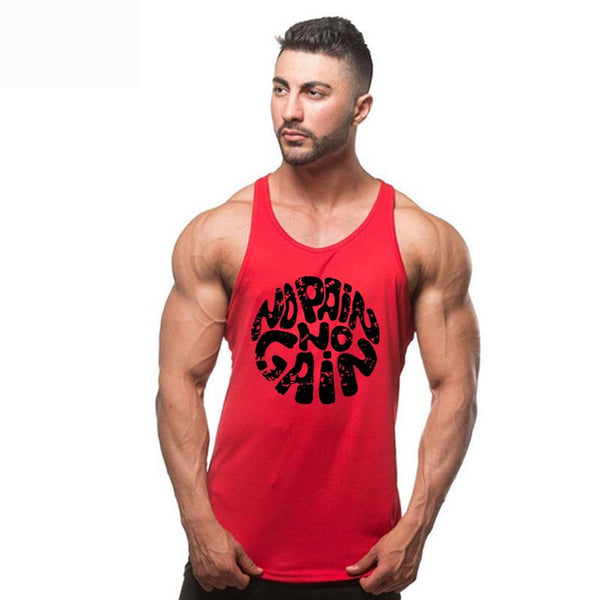 New brand Gyms Clothing Tank Tops Fitness Mens Bodybuilding Tanktops Cotton Vest For Muscle Men body Workout Sleeveless Shirt