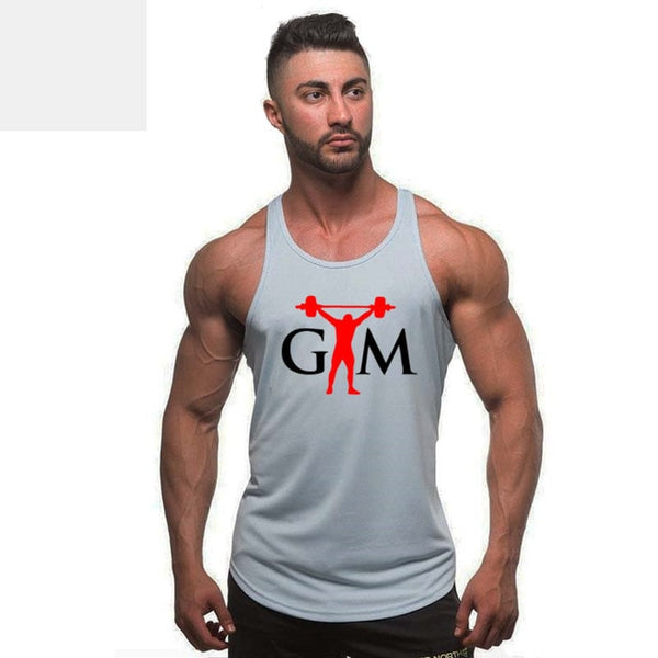 New brand Gyms Clothing Tank Tops Fitness Mens Bodybuilding Tanktops Cotton Vest For Muscle Men body Workout Sleeveless Shirt