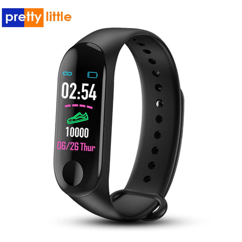 M3 Wristband Color Touch Screen Fitness Tracker Blood Pressure Heart Rate Monitor Smart Bracelet  Fitness smart band smart