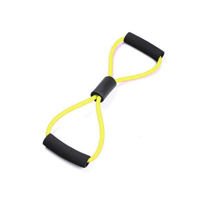 Hot Stretch Yoga Training Crossfit Elastic Band 8 Word Chest Fitness Gum Rubber LOOP Latex Resistance Espanto Fitness Equipment