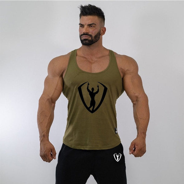 mens tank tops shirt gym tank top fitness clothing vest sleeveless cotton man canotte bodybuilding ropa hombre man clothes wear