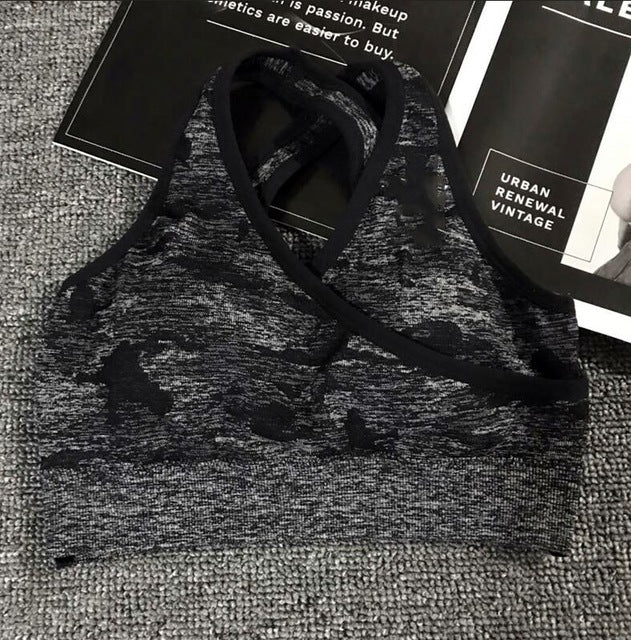 2PCS Camouflage Camo Yoga Set Sports Wear For Women Gym Fitness Clothing Booty Yoga Leggings + Sport Bra GYM Sport Suit Femme