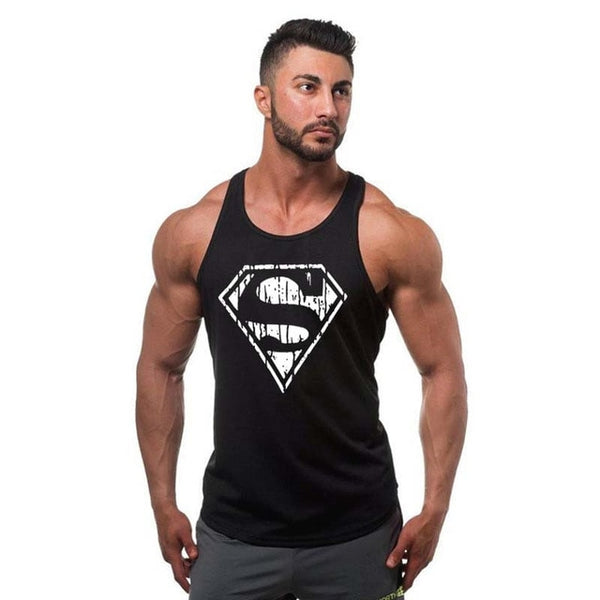 New brand Gyms Clothing Tank Tops Fitness Mens Bodybuilding Tanktops Cotton Vest For Muscle Men body Workout Sleeveless Shirt