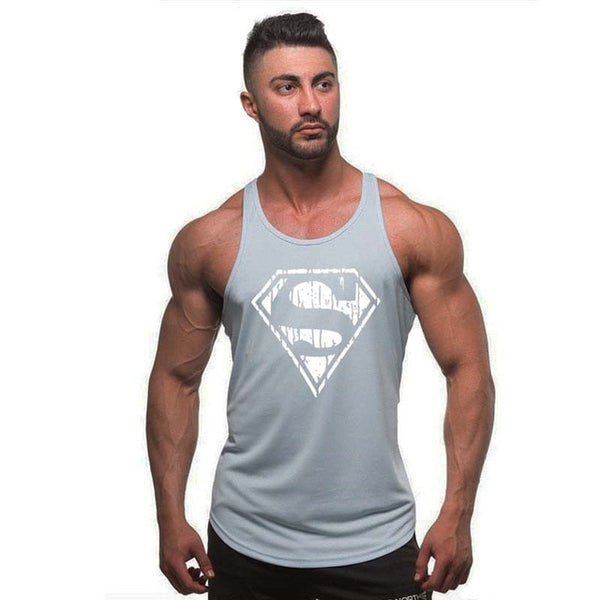 New brand Gyms Clothing Tank Tops Fitness Mens Bodybuilding Tanktops Cotton Vest For Muscle Men body Workout Sleeveless Shirt