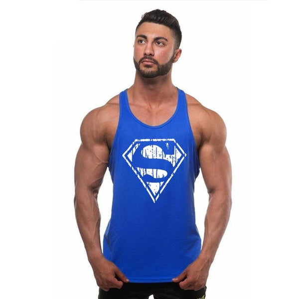 New brand Gyms Clothing Tank Tops Fitness Mens Bodybuilding Tanktops Cotton Vest For Muscle Men body Workout Sleeveless Shirt