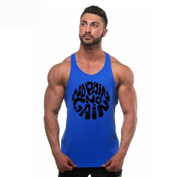 New brand Gyms Clothing Tank Tops Fitness Mens Bodybuilding Tanktops Cotton Vest For Muscle Men body Workout Sleeveless Shirt